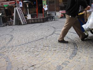 Many parts of Istanbul have cobblestones with 4 star smoothness like these.