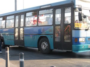 Most busses in Istanbul have 3 steps to get into them.