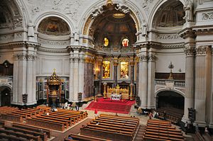 Interior of the Berlin Cathedral.