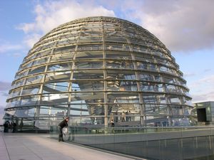 The dome on the top of the Reichstag can be visited any time. A guided tour of the interior of the building requires a reservation 2 or 3 weeks in advance.