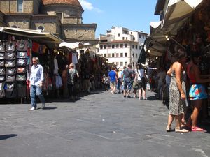 Open air maket - Florence, Italy