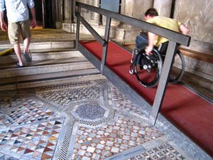 Description: ST300_San Marco basilica wheelchair ramp