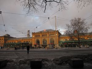 Picture of the train station in Hannover, Germany