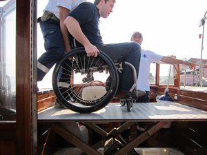 Wheelchair accessible water taxi