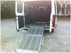 Wheelchair accessible van