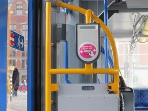 Amsterdam tram pass reader