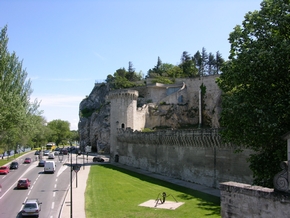 Ancient city walls of Avignon