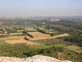 Scenic views of the countryside of Provence