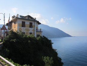Italian coast between Santa Margherita and Portofino