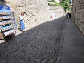 curbs and cobblestones