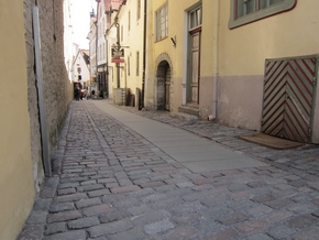 curbs and cobblestones