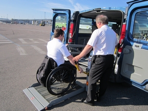 Wheelchair accessible van