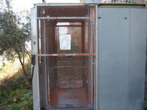 Elevator to get to the top of the Acropolis.